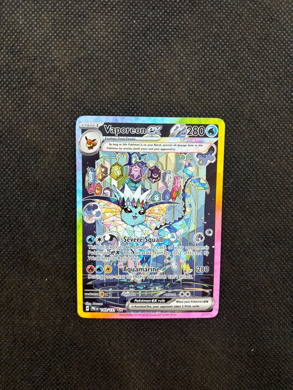 Pokémon Cartes à collectionner: Vaporeon EX 149/131 | Prismatic Evolutions | EN – Neuf avec emballage d'origine à Küsnacht ZH par Martyn2932 2