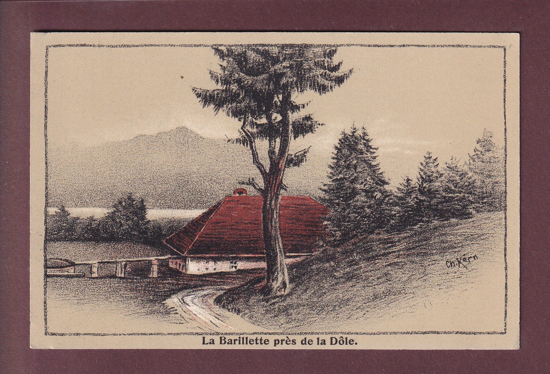Cartes postales: LA BARILLETTE près de la Dôle – D'occasion à Pully par nicecards