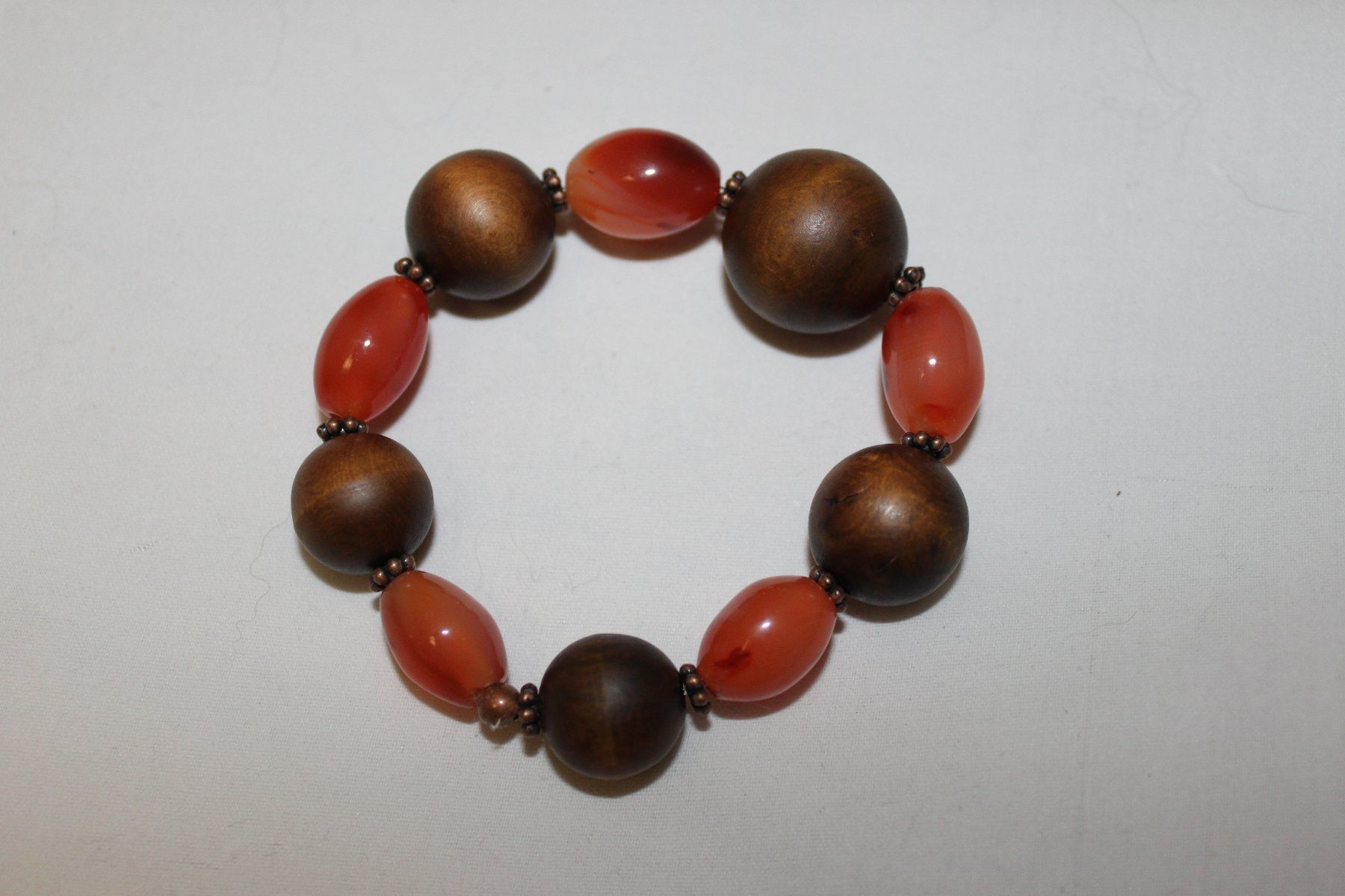Bracciali & Braccialetti: Bracelet bois et pierre – Nuovo e nell'imballaggio originale da Marsens venduto da fakia 1