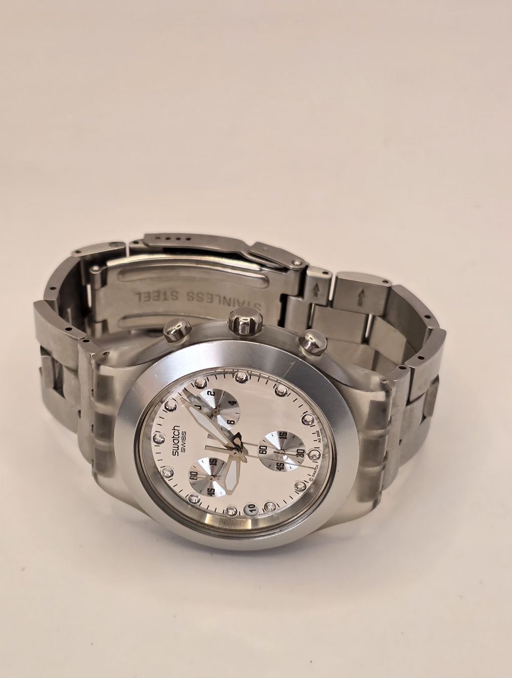 Swatch Uhren: Swatch Irony Diaphane Chronograph Date 43,1mm – Gebraucht aus Minusio von AGSuhren 4