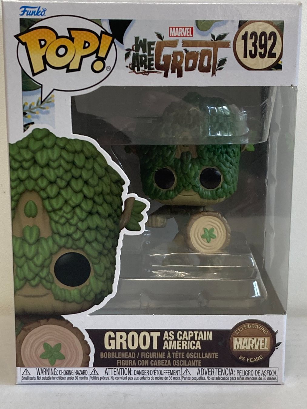 Funko Figuren: FUNKO POP! MARVEL 1392 GROOT AS CAPTAIN AMERICA Bobblehead - – Neu (gemäss Beschreibung) aus Vezia von Aquarius_Age 1