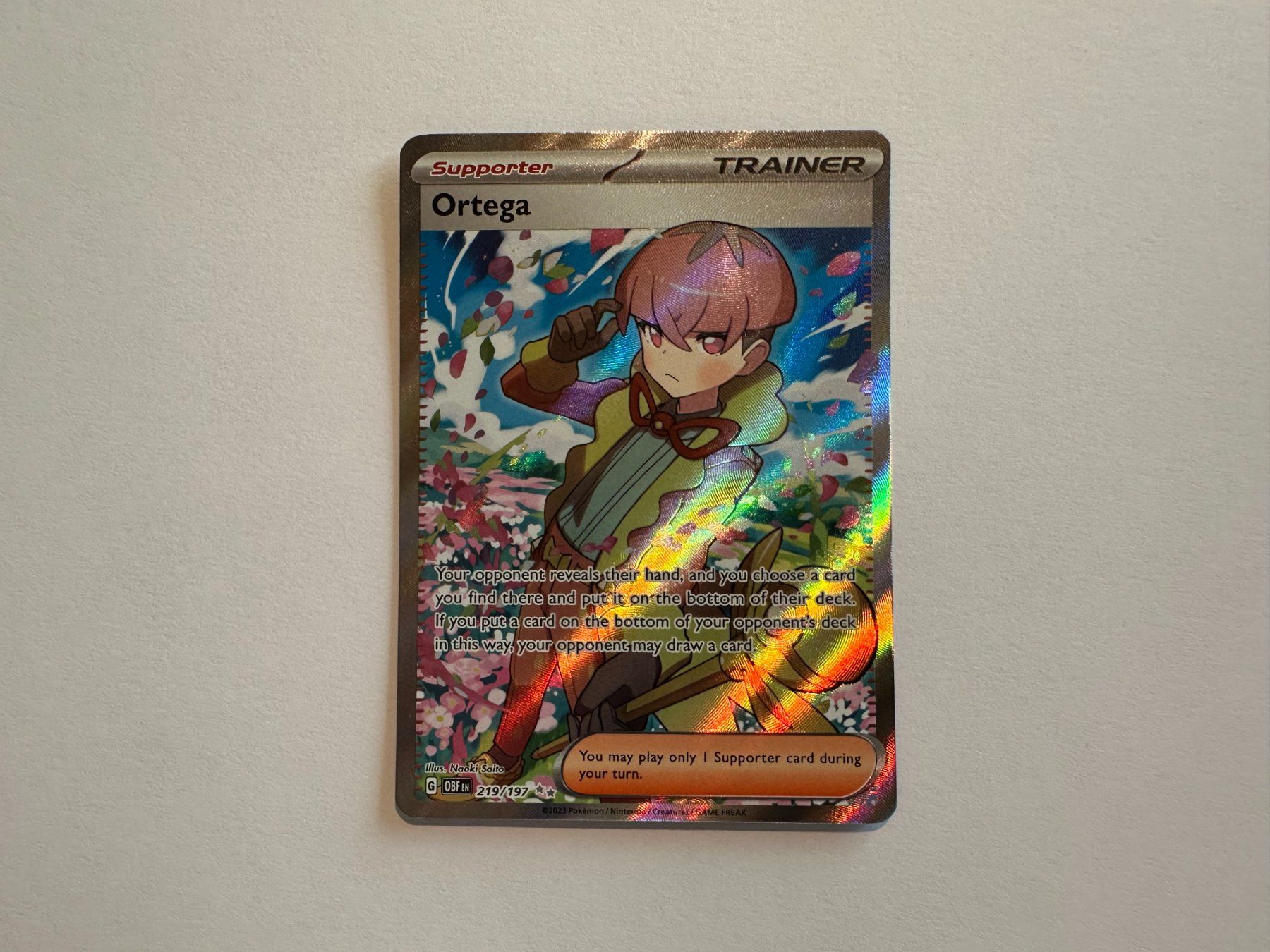 Pokémon Carte collezionabili: Trainer Ortega Obsidian Flames EN – Nuovo (secondo la descrizione) da Hagendorn venduto da Pokecollectorch 1