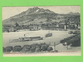 Luzern - Bahnhof und Pilatus