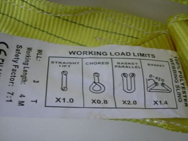 Alle Werkzeuge: 8 Stück Hebegurt gelb, 3 T x 4 M – Neu und originalverpackt aus Kottwil von Crazyrolf 1