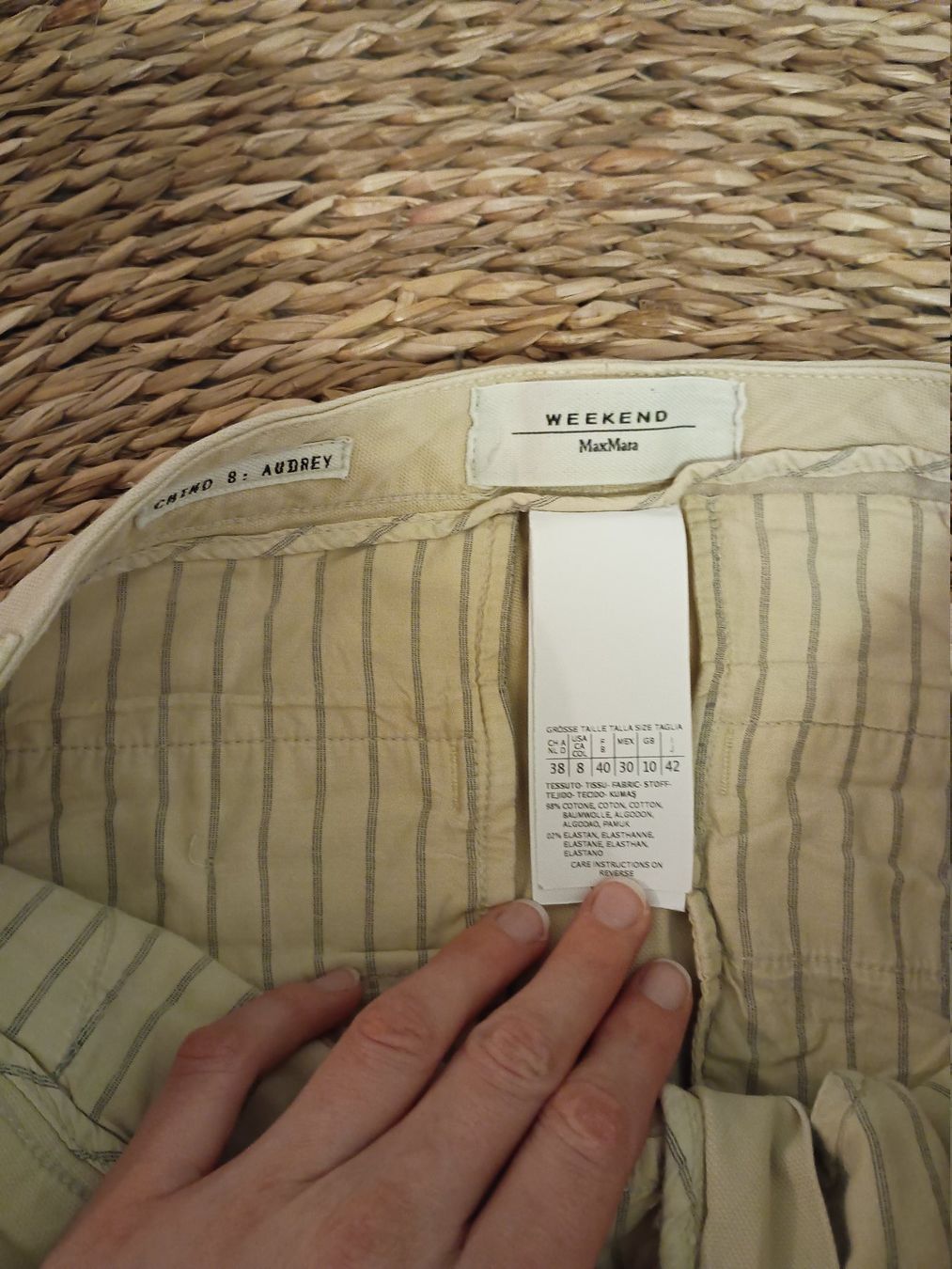 Max Mara Hosen: Eiweissfarbene Hose von Max Mara Weekend – Gebraucht aus Zürich von Melianea 1