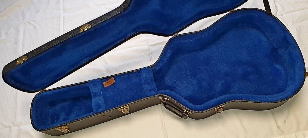 Gibson Strumenti musicali: Gibson Case Dreadnought Plüsch BLAU Gitarrenkoffer – Usato da Basel venduto da x-hobby