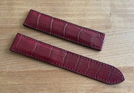 Original Cartier Alligator Lederarmband 19mm neu