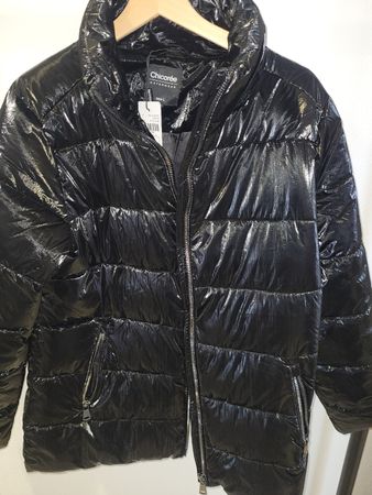 Schwarze Chicorée Winterjacke, Grösse L - Neu mit Etikett