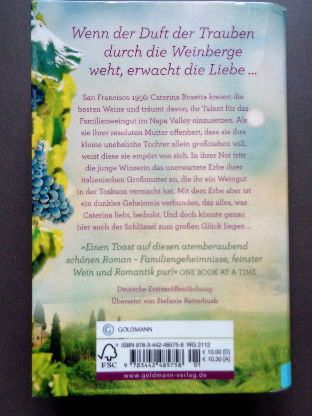 Libri: Die Zeit der Traubenblüte - Jan Moran - Buch – Usato da Jona venduto da Loki40 1