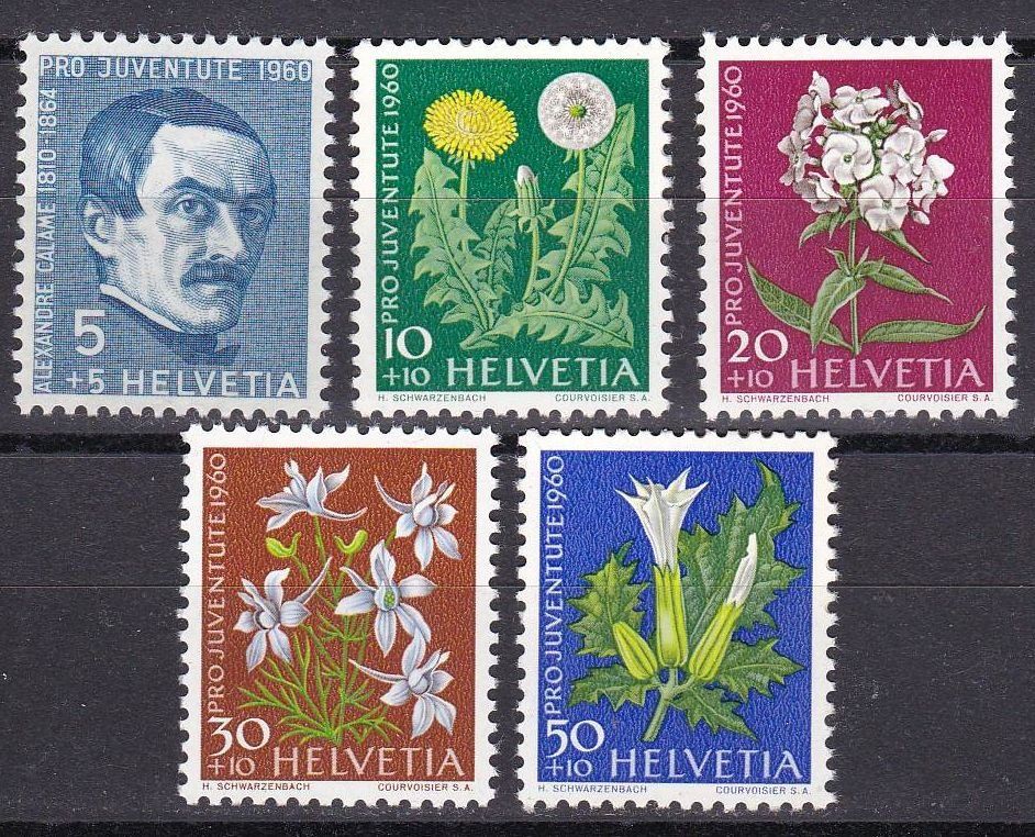 Alle Briefmarken: Pro Juventute, 1960, postfrisch** – Neu (gemäss Beschreibung) aus Lupfig von lubor