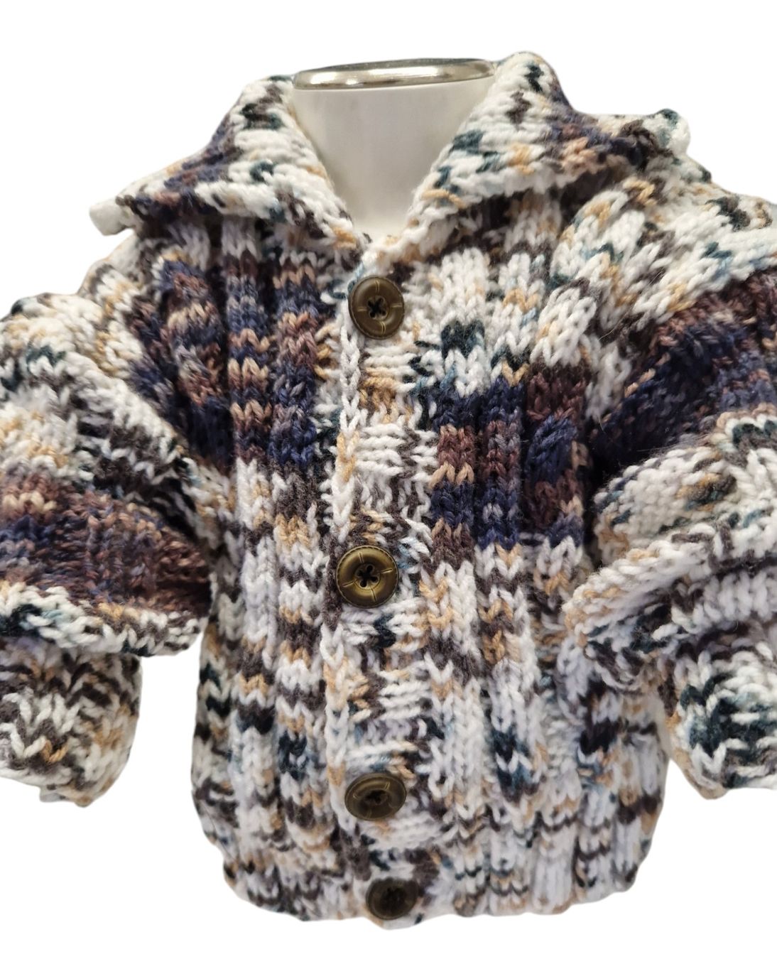 Jacken & Mäntel: Jacquette 12 mois tricoté main – Neu und originalverpackt aus St-Imier von goodber