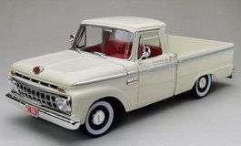 Ford F-100 Custom Cab Pick Up 1965 creme    1:18 von SunStar