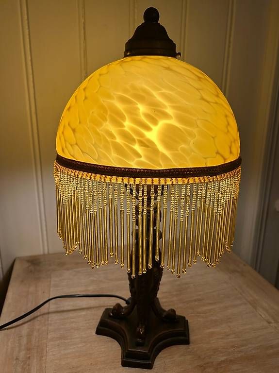 Lampade: Jugendstil Tischlampe UNIKAT – Usato da St. Gallen venduto da matasurf 4