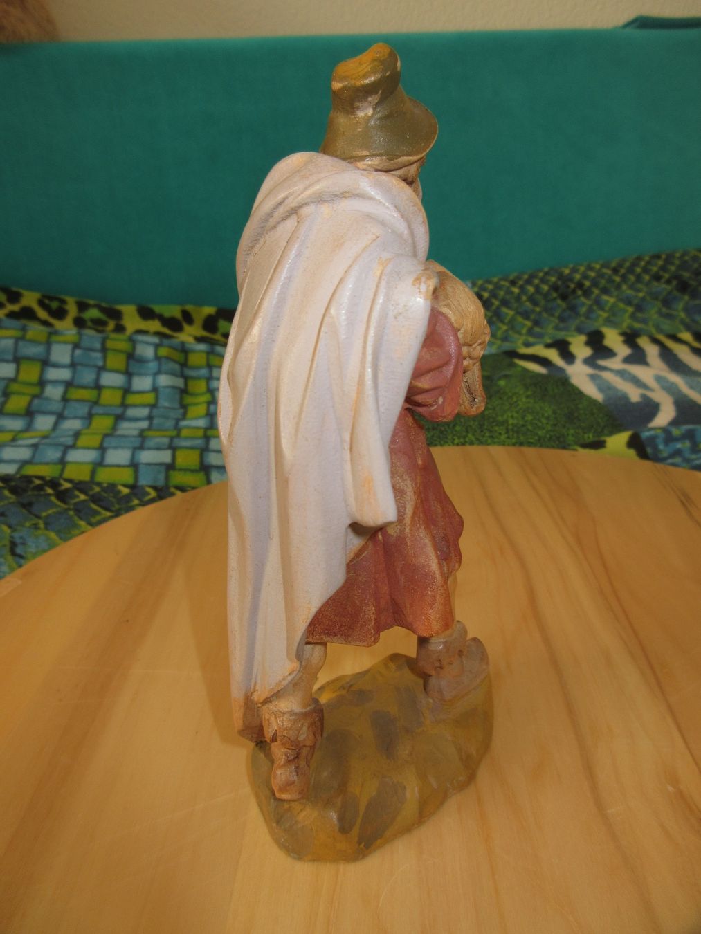 Statuette: Montafoner Krippenfiguren, Schafhirt,  E. Pfefferkorn, Holz – Usato da Egg b. Zürich venduto da Mogli93 1