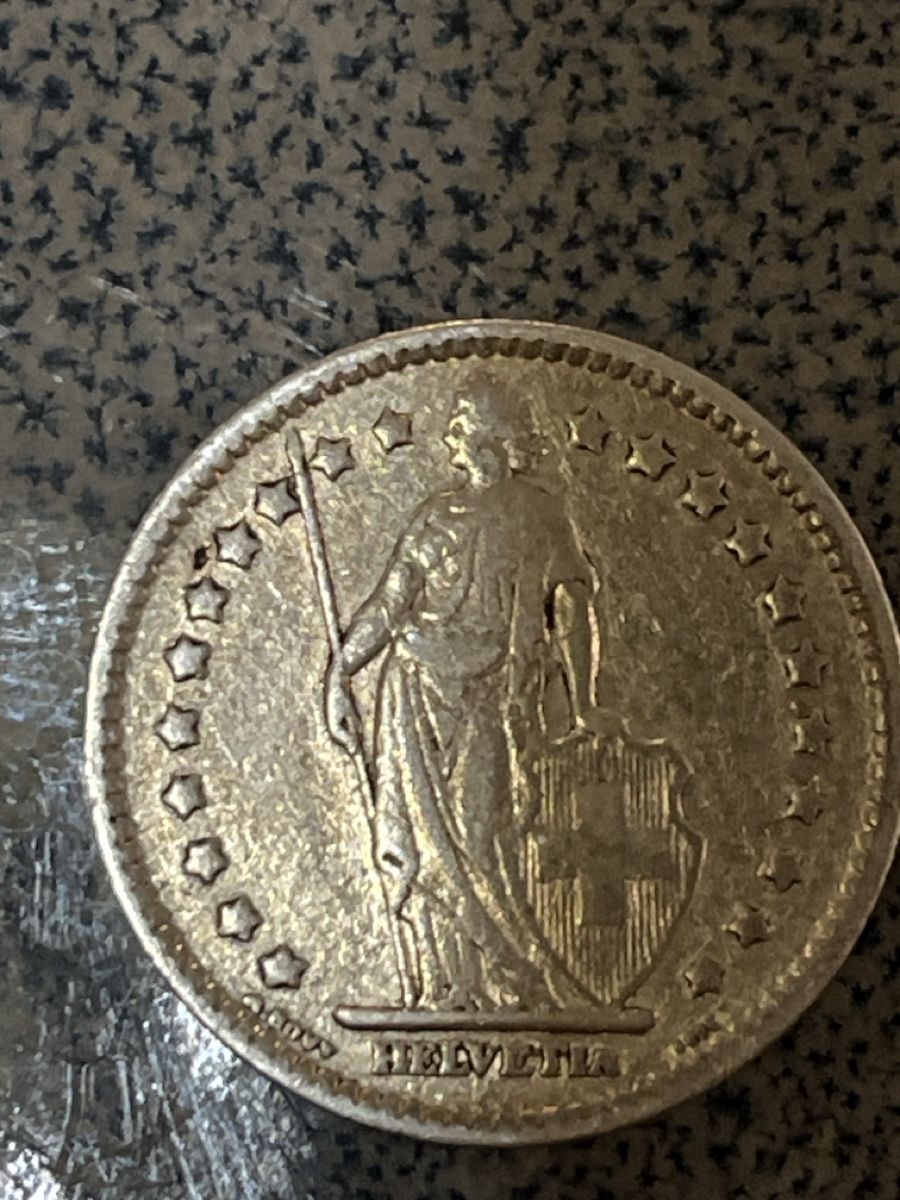 Tutti le monete: Un franc argent 1921 B – Usato da Prangins venduto da Rodard8 1