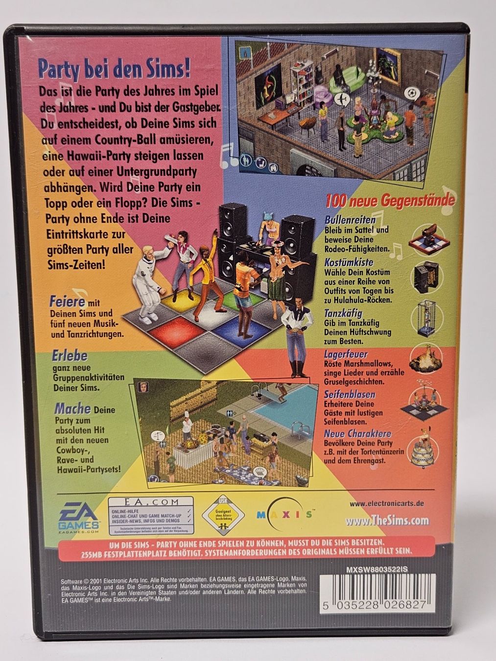 Giochi: Die SIMS - Parzy ohne Ende / PC Erweiterungspack / #WT18 – Usato da Oberdorf BL venduto da BaldenEagle 3