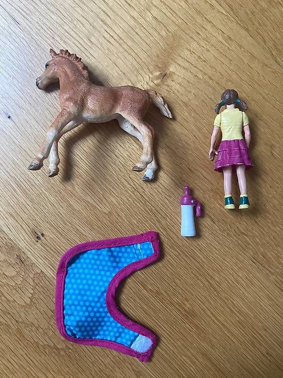 Jouets: Süsses Schleich Fohlen mit Mädchen  – D'occasion à Köniz par corinnevo 3
