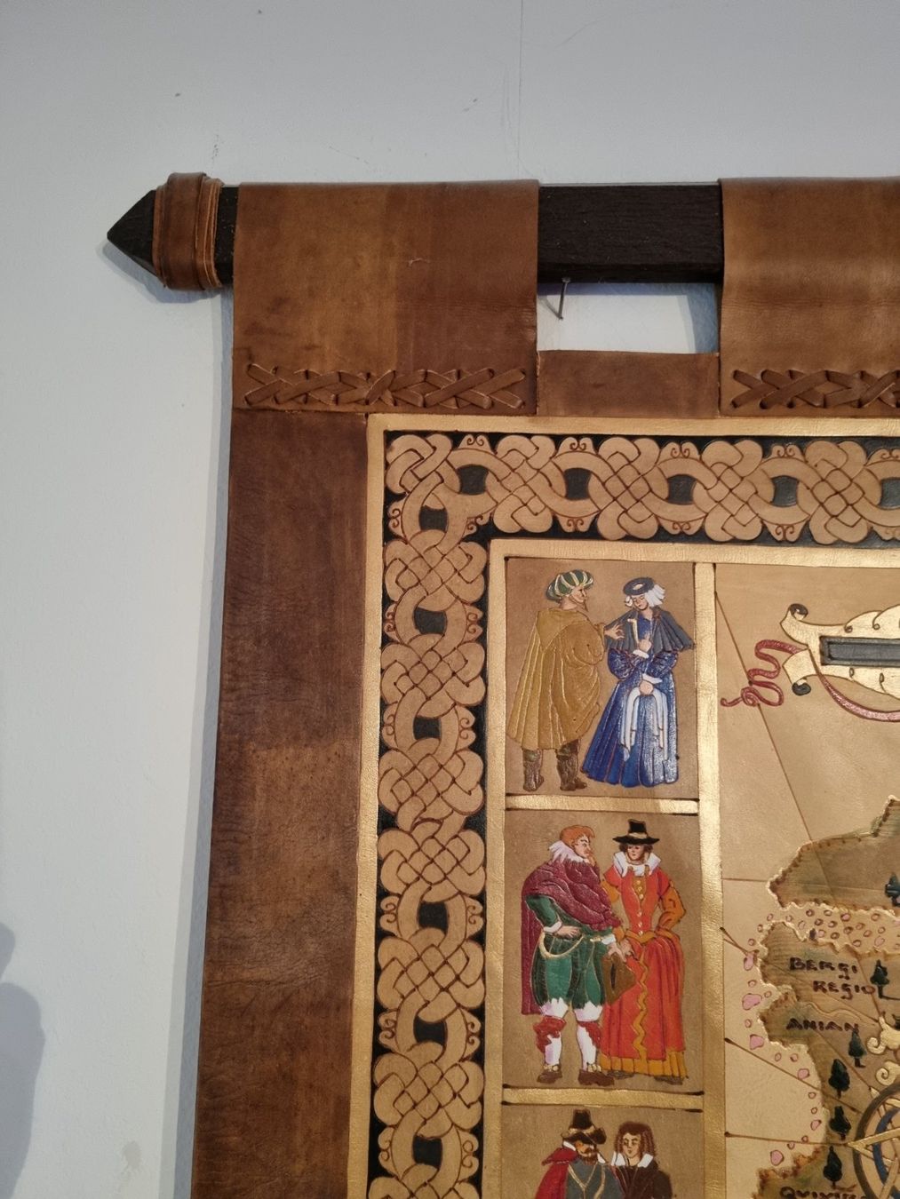Dipinti: Gigangtisch Weltmappe aus Leder "Kunstwert" – Nuovo (secondo la descrizione) da KLOTEN venduto da Luxurious-Shop 2