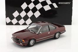 BMW 635 CSi Baujahr 1982 dunkelrot metallic 1:18 PMA NEU ltd
