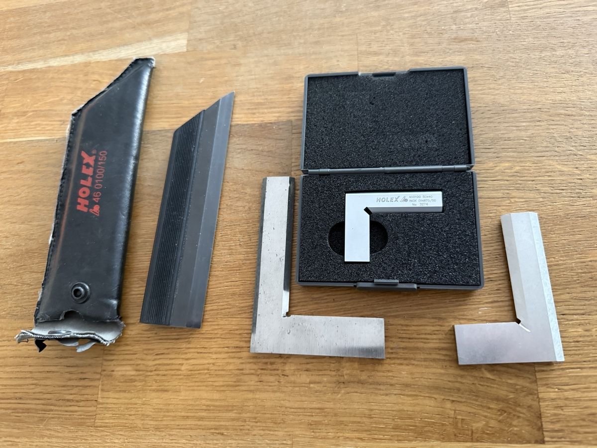 Holex Misurare: Winkel HOLEX INOX Haarwinkel Haarlineal Werkzeug – Usato da Goldach venduto da Donpancho