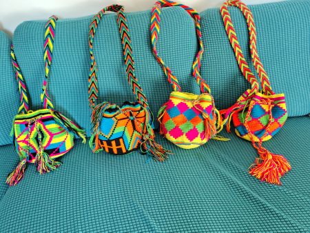 Handgemachte Wayuu kleine Handtaschen