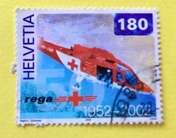Nr.1040 Sondermarke,50 Jahre Rega Helikopter Agusta A-109-K2