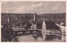 Schaffhausen // 1942 Rhein Altstadt Brücke