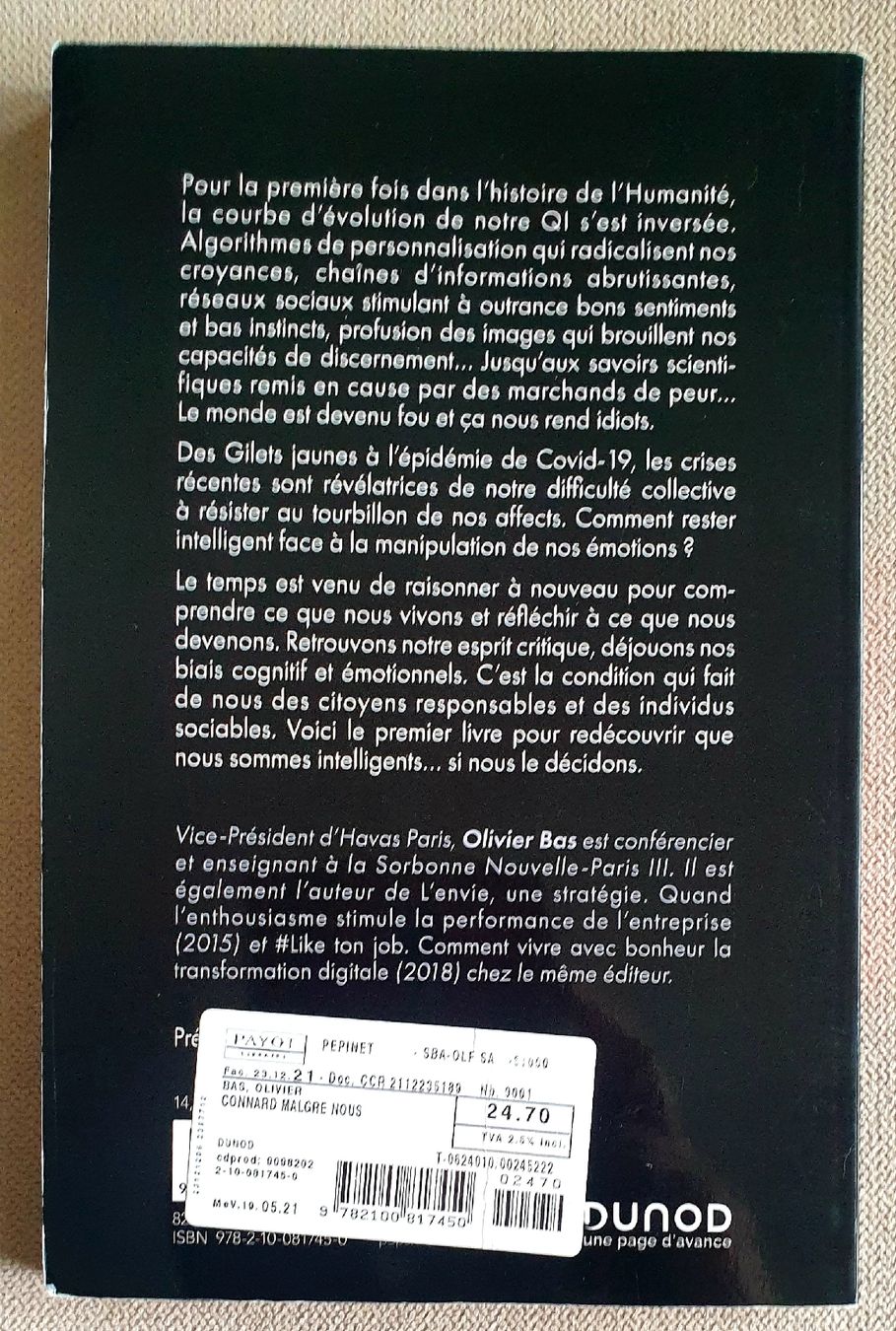 Libri: connards malgré nous – Usato da Hauterive NE venduto da Belem 1