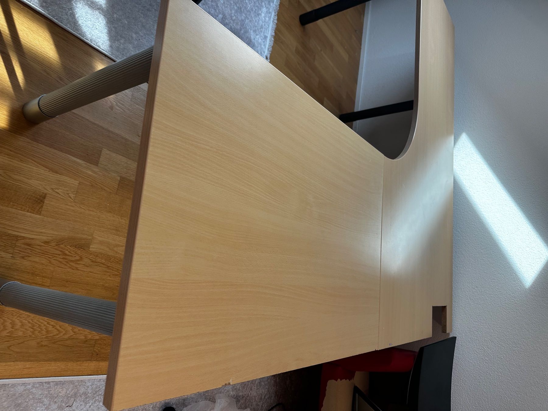 Bureaux: Corner desk light wood L-shape used condition – D'occasion à Bern par ald_rmf7 2