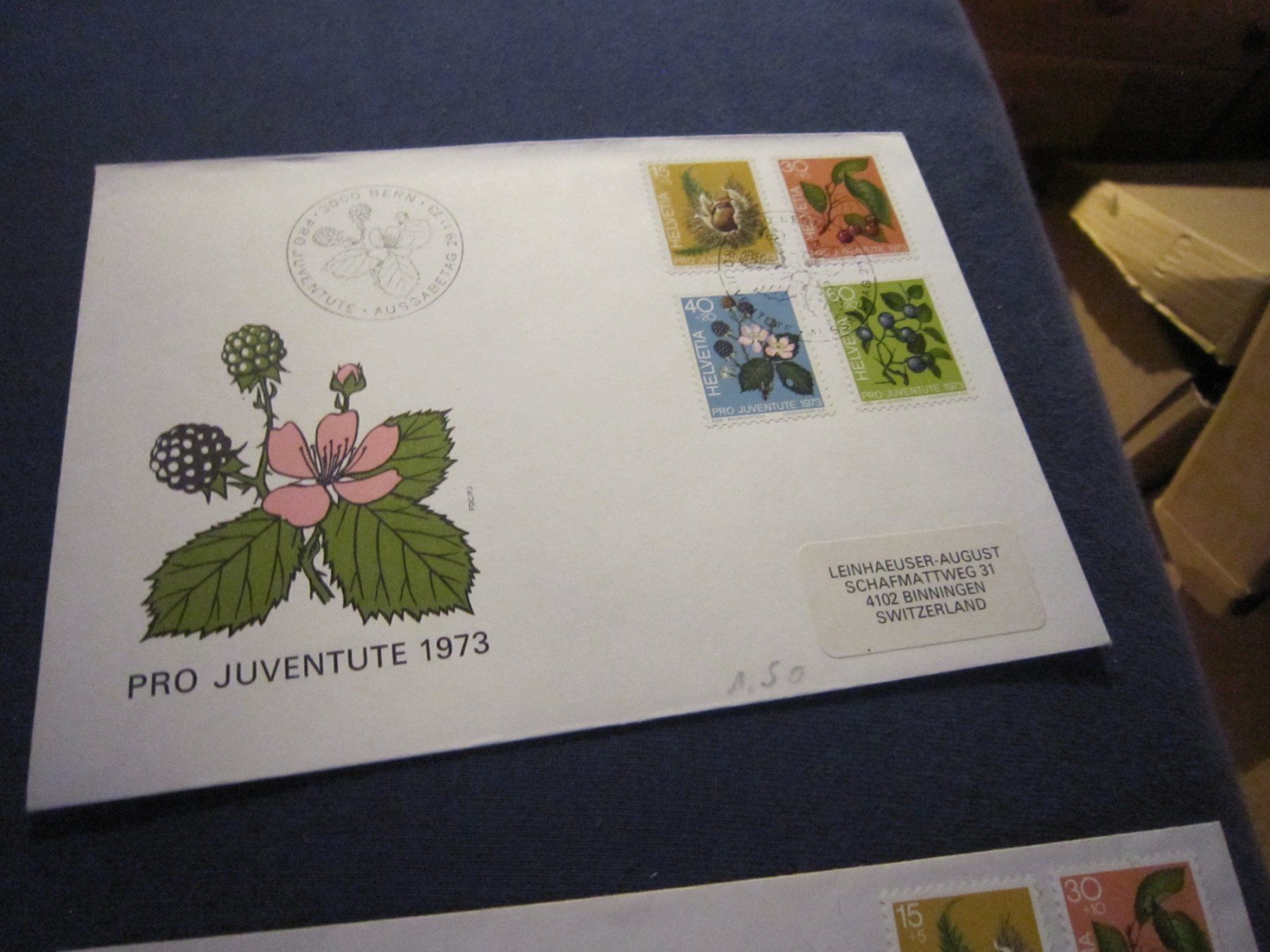 Tutti i francobolli: PJ 1973 FDC Serien – Usato da Gordola venduto da Polentaefung 4