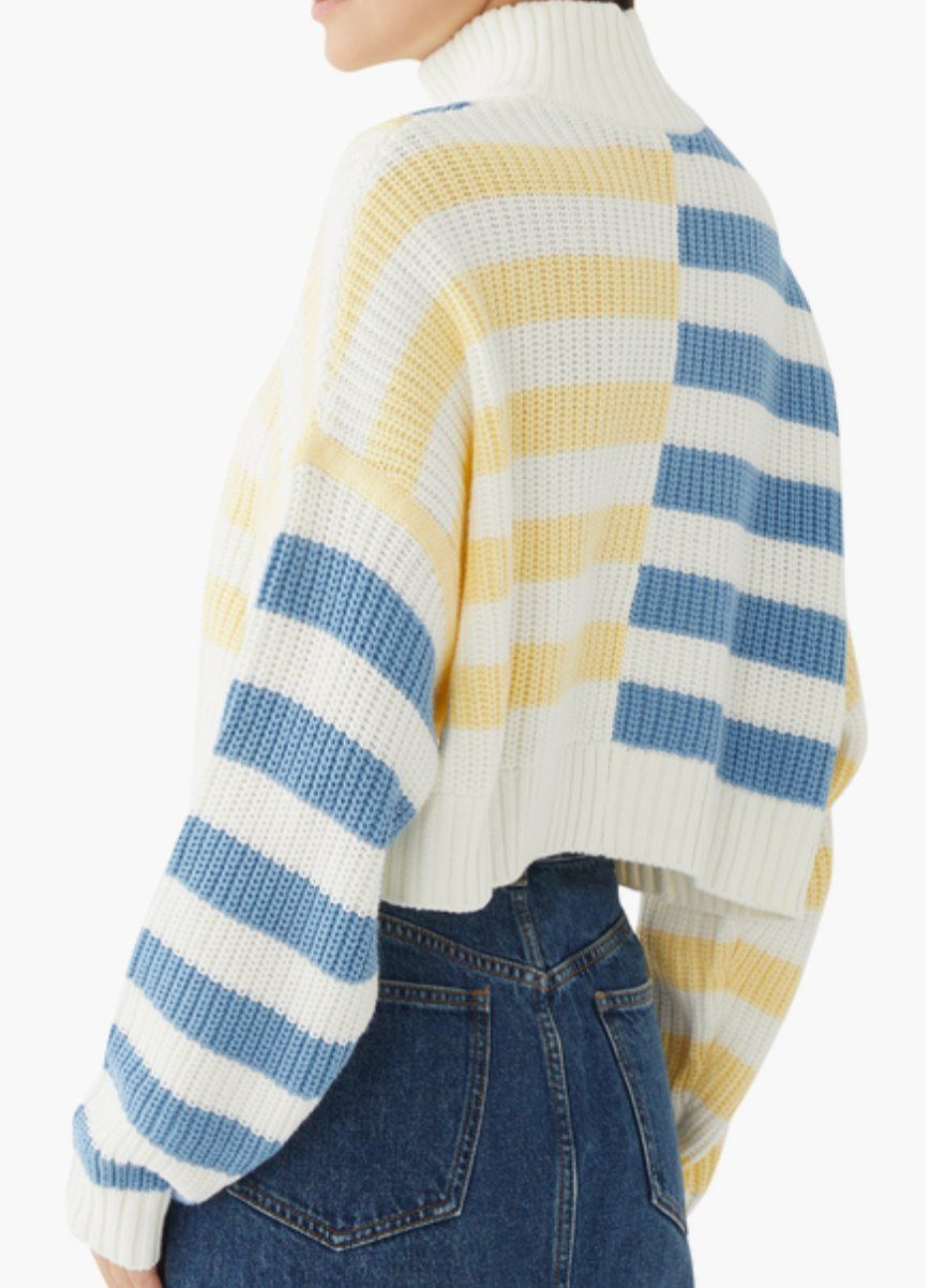 Maglioni & Felpe: Staud Cropped Hampton Sweater Pullover 🩵 – Usato da Wettingen venduto da Hbeluga 1