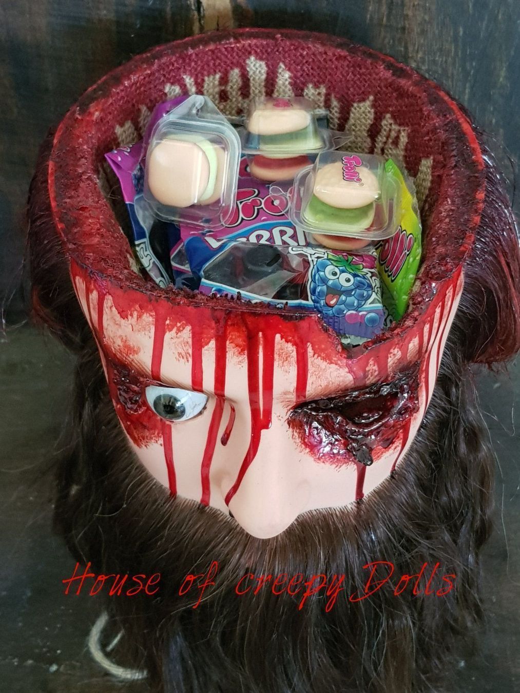 Bambole: HORROR/ HALLOWEEN CANDY BOWL HOLDER – Nuovo (secondo la descrizione) da Root venduto da LifestyleAccessoires 8