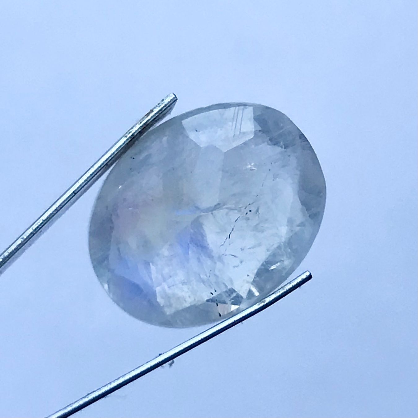 Edelsteine: Regenbogen Mondstein, 2.3 Karat, weisser Labradorit – Neu (gemäss Beschreibung) aus Biel von djvalbnc 3