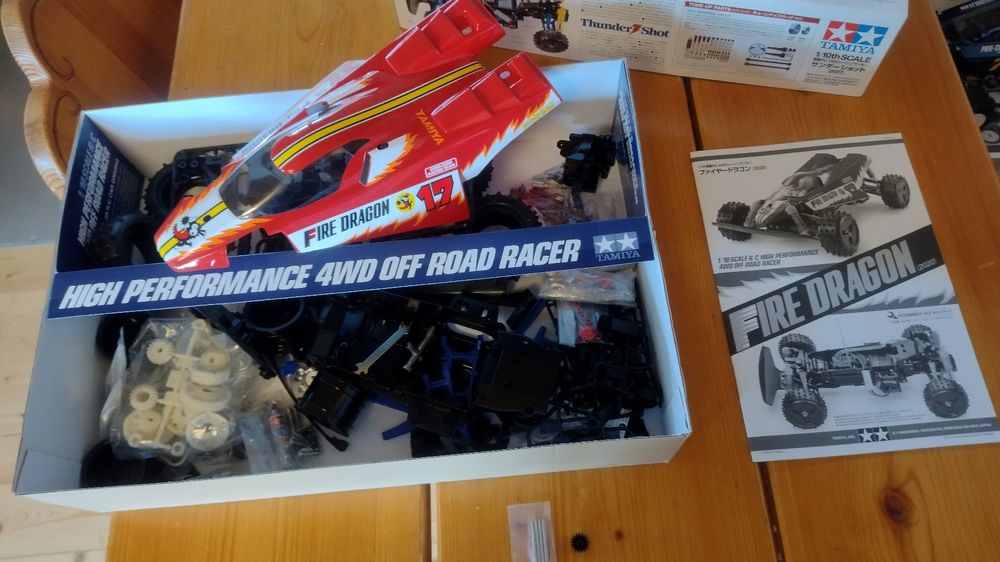 Tbg Dash Corpo E Ala Imperatore Vintage Adatto Tamiya Thundershot Saint - Foto 8