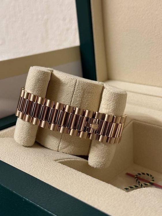 Rolex Day Date Everose Gold/ Grün 5