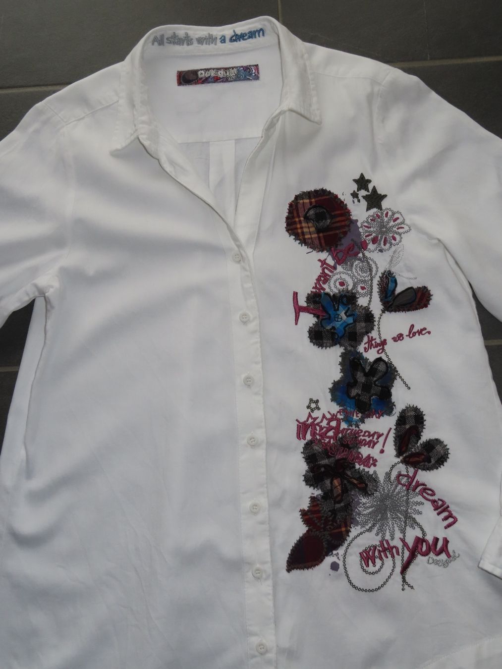 Desigual Camicette: DESIGUAL Traum-Bluse/Hemd Rainbow collection Gr.S +++top +++ – Nuovo (secondo la descrizione) da Wallenried venduto da Asyano 1