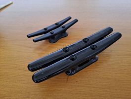 Bootsklampen schwarz 4 Stck. guter Zustand