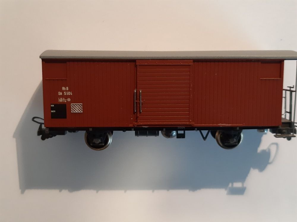 Bemo Modelleisenbahnen: Bemo H0m 2293 124 RhB Gbk-v 5504 Güterwagen – Gebraucht aus Thun von Schwarzsee48 1