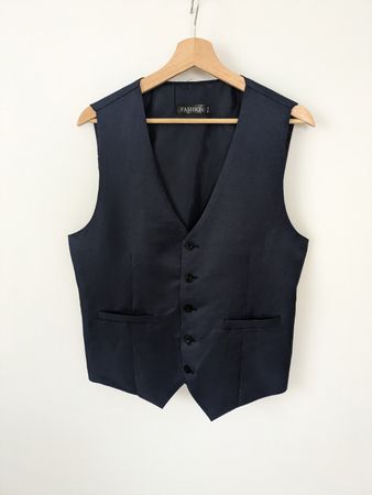 Herren Weste Fashion dunkelblau Grösse M 