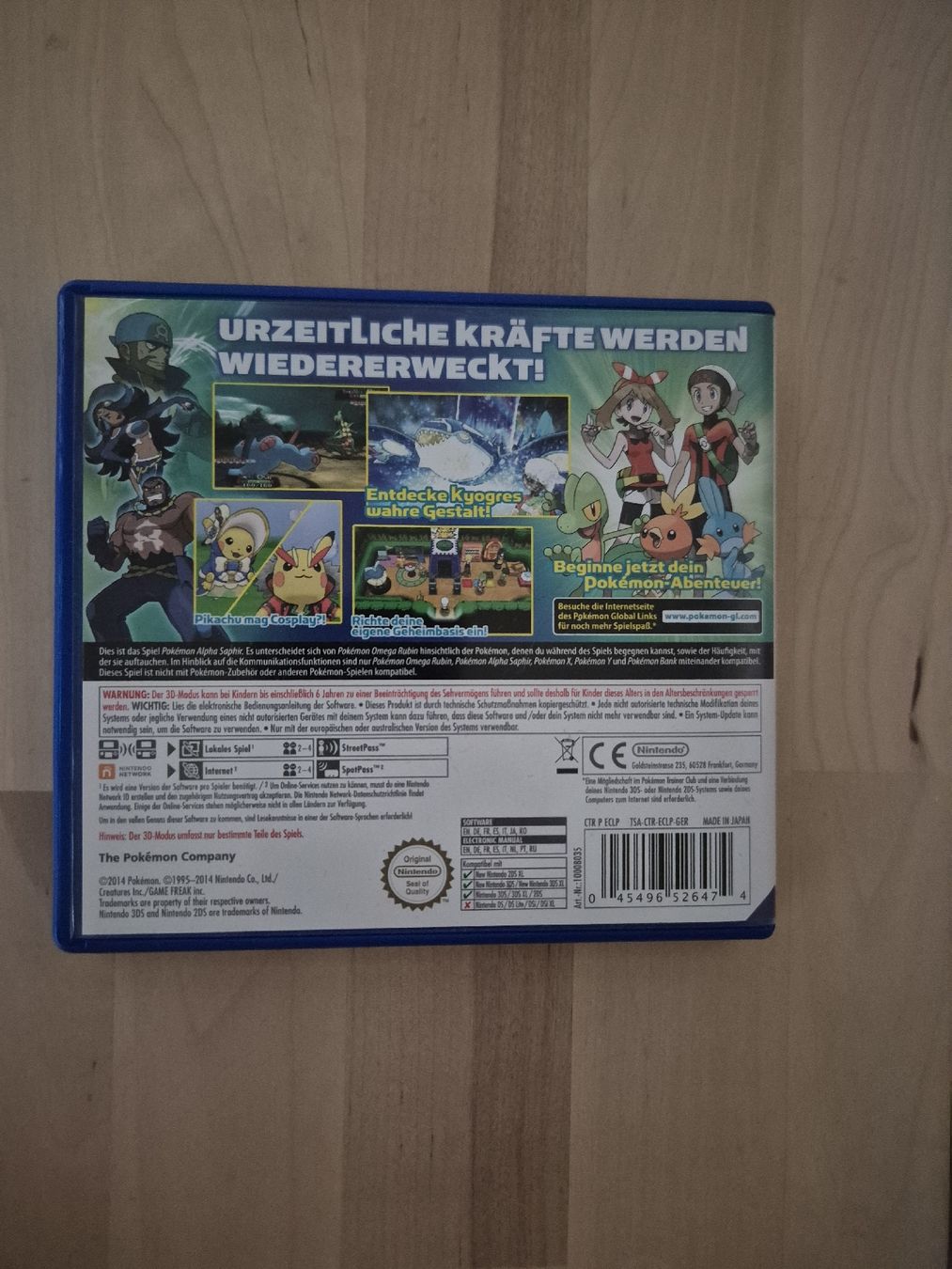 Pokémon Giochi: Pokemon Alpha Sapphire Nintendo 3DS – Usato da Baar venduto da ElLundbergo 1