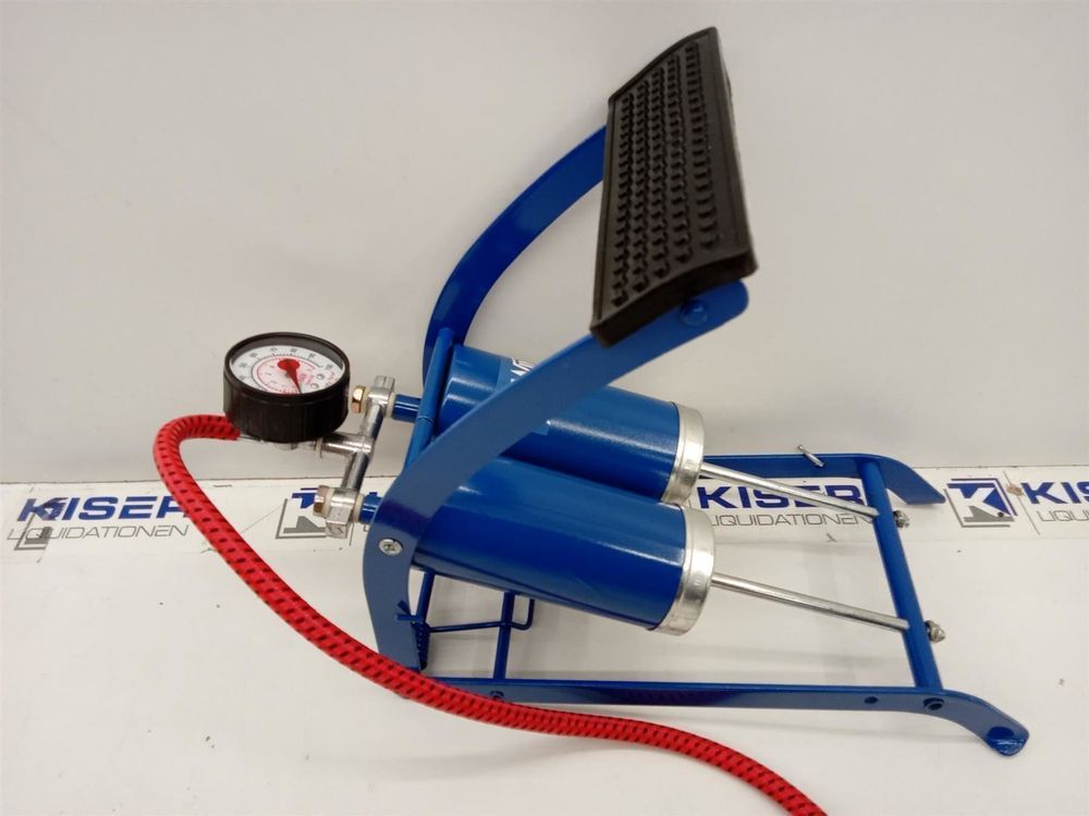 Mesle Fußpumpe Mit Hochdruck Ventil - Robust Für Schlauchboote & Skibobs