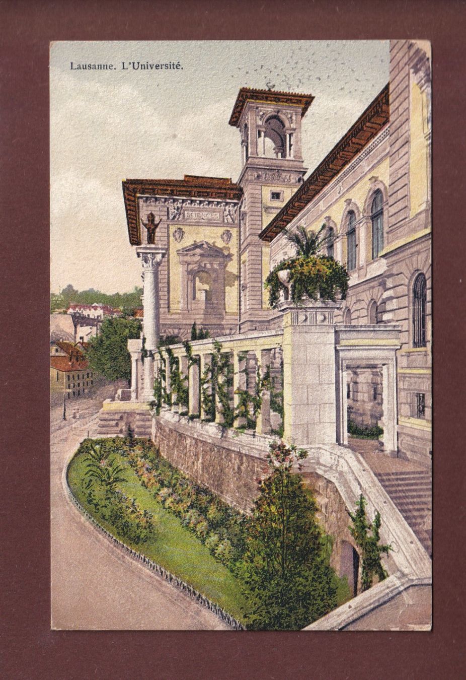 Ansichtskarten: LAUSANNE - L'Université – Gebraucht aus Pully von nicecards