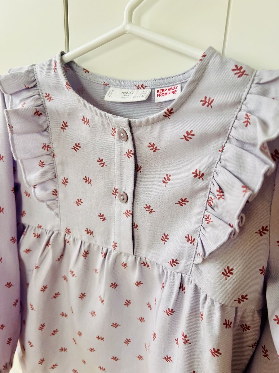 Mango Pigiama & Simili: Mango, 104, Pyjama set, Lila und Blumen, neu – Nuovo e nell'imballaggio originale da Burgdorf venduto da rulan 4