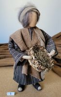 Schwarzenberger Krippenfiguren Frau 27cm mit Futterkorb N7