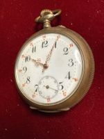 Antike Taschenuhr echt Silber 51 mm