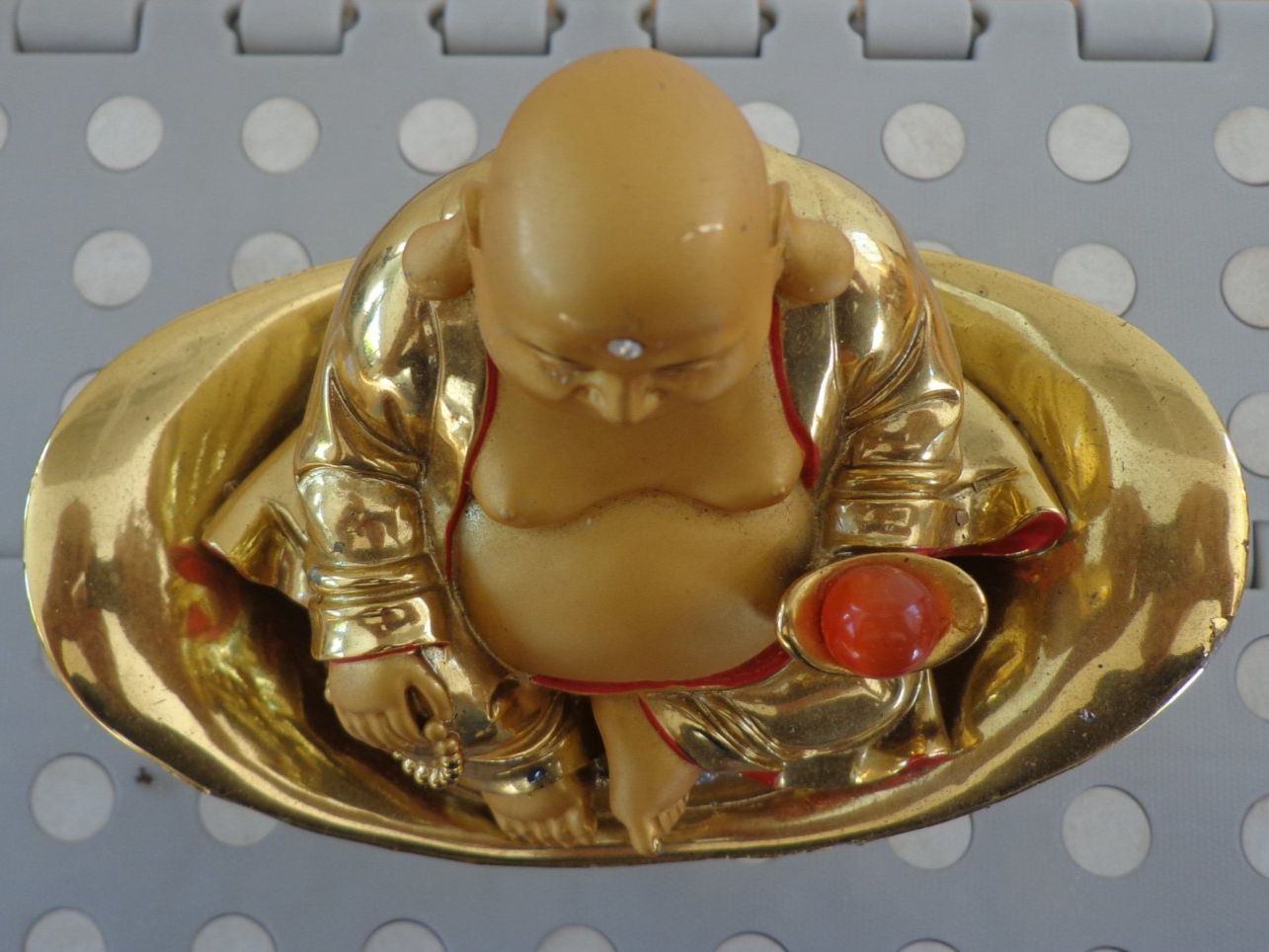 Statuette: Lachenden Goldiger Budhaa – Nuovo (secondo la descrizione) da Schönenwerd venduto da beibei01 4