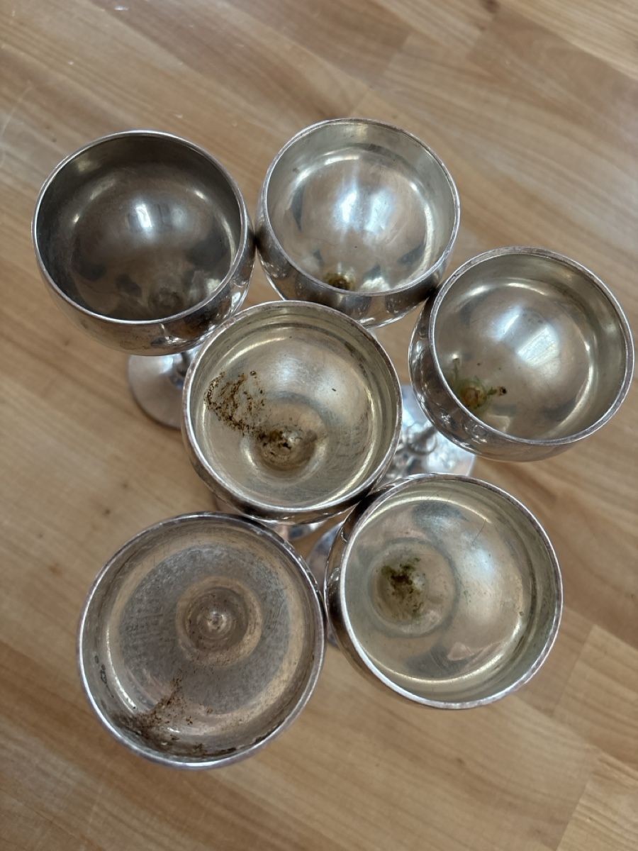 Bicchieri: 6 x Weinkelch klein – Usato da Rümlang venduto da euqinom16 2