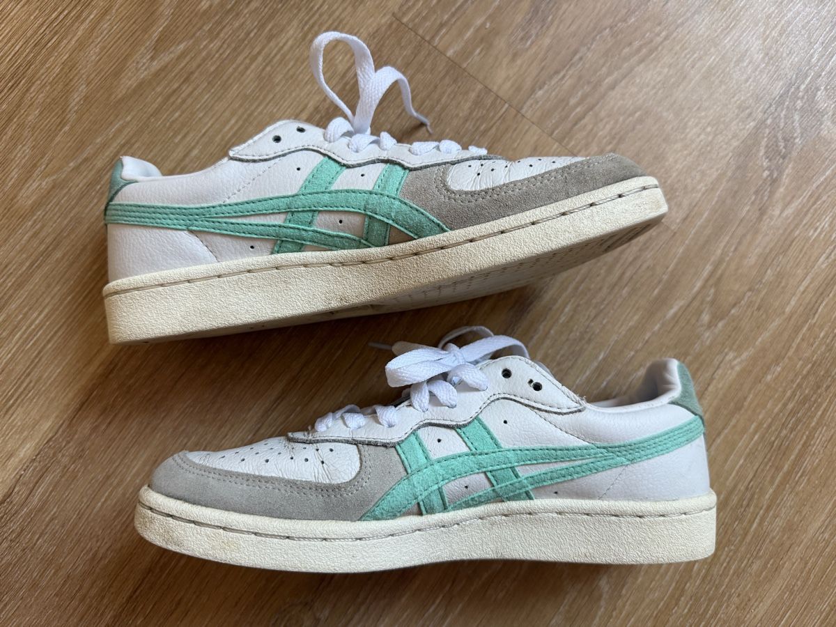 Onitsuka Scarpe da uomo: Baskets blanc/turquoise Onutsika Tiger, p.37 – Usato da Tavannes venduto da Thriftshop 1