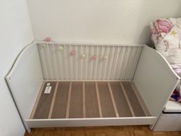 Kinderbett Weiss 70x140cm guter Zustand