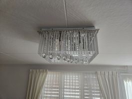 Kristaldeckenlampe